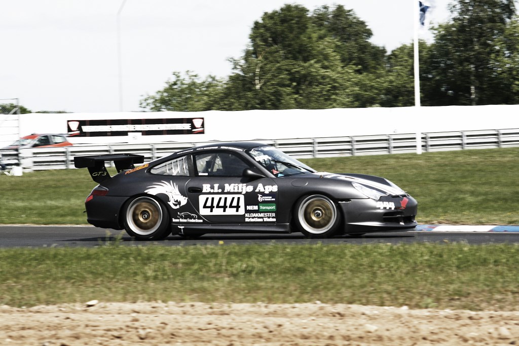 Teamets Porsche 996 GT3
(Foto: Jesper Giørtz-Behrens)